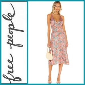 FREE PEOPLE💐 Midi Slip Dress